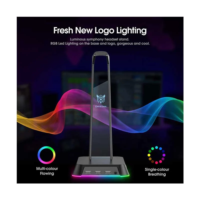 ONIKUMA ST-2 RGB Headphone Stand Price in Bangladesh