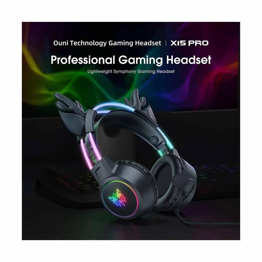 Onikuma X15 Pro Deer Ear Headphone