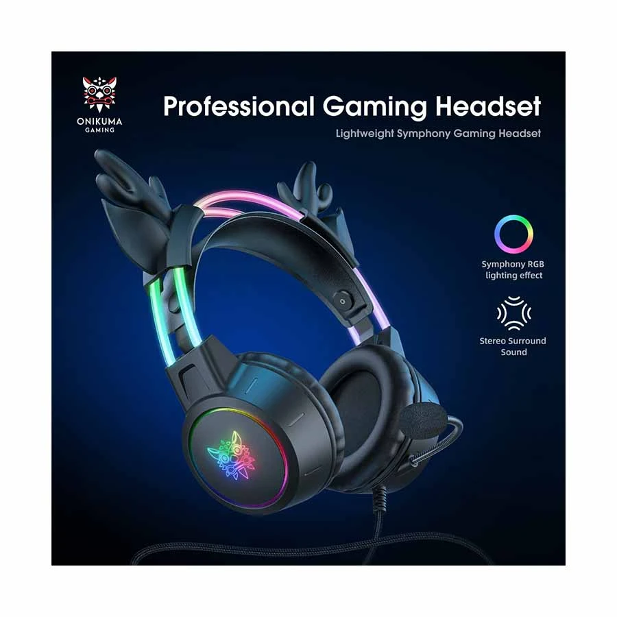 ONIKUMA Onikuma X15 Pro Deer Ear Headphone specifications