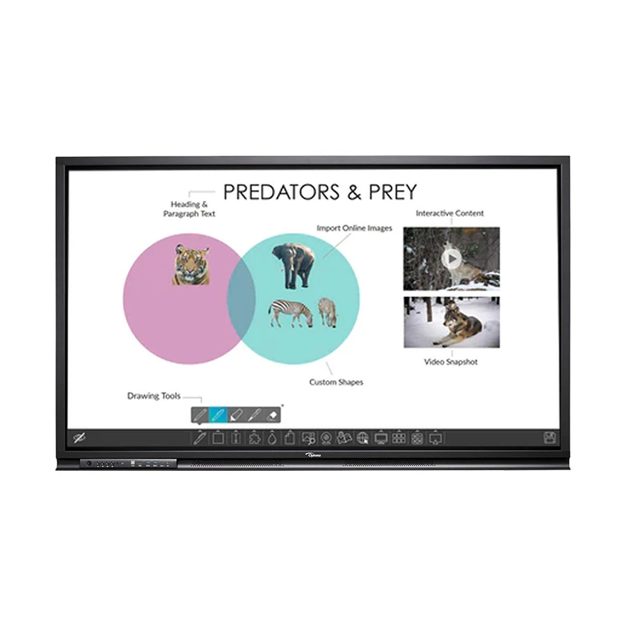 Optoma 3752RK Interactive Panel