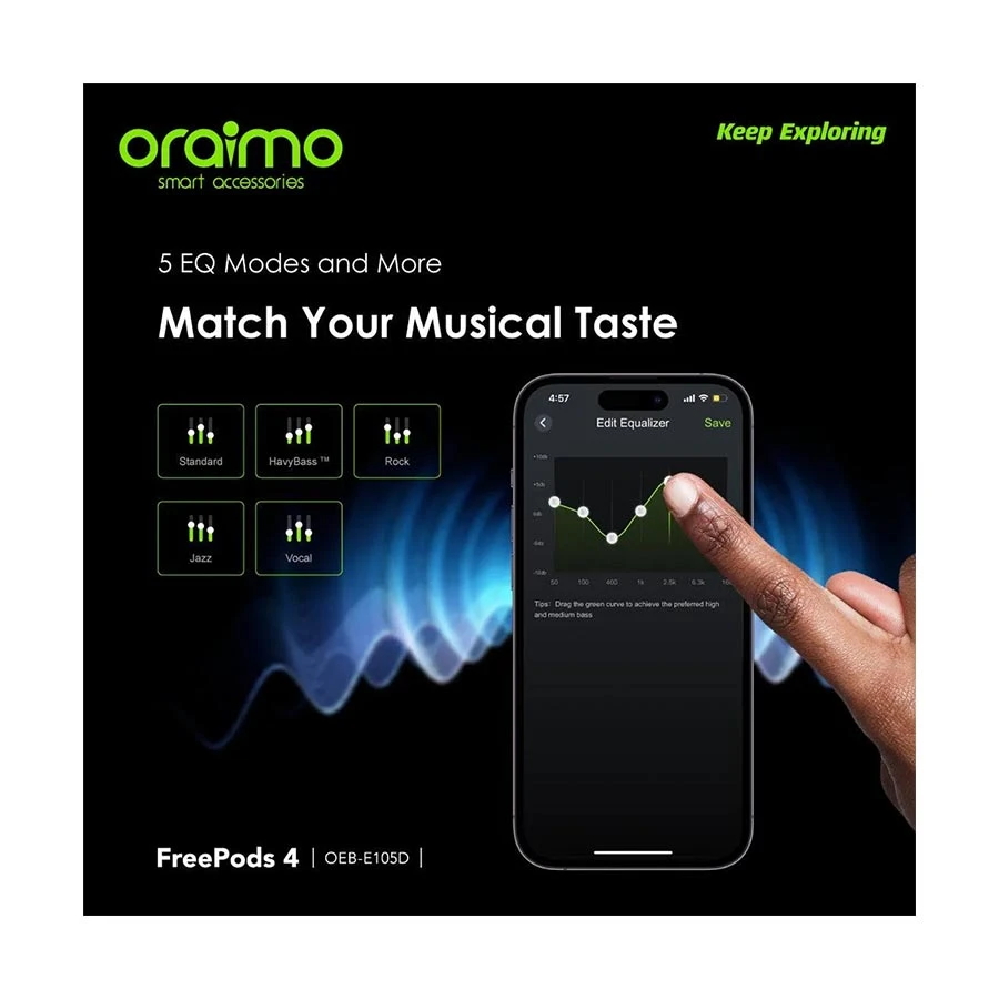 Oraimo FreePods 4 Earbuds specifications