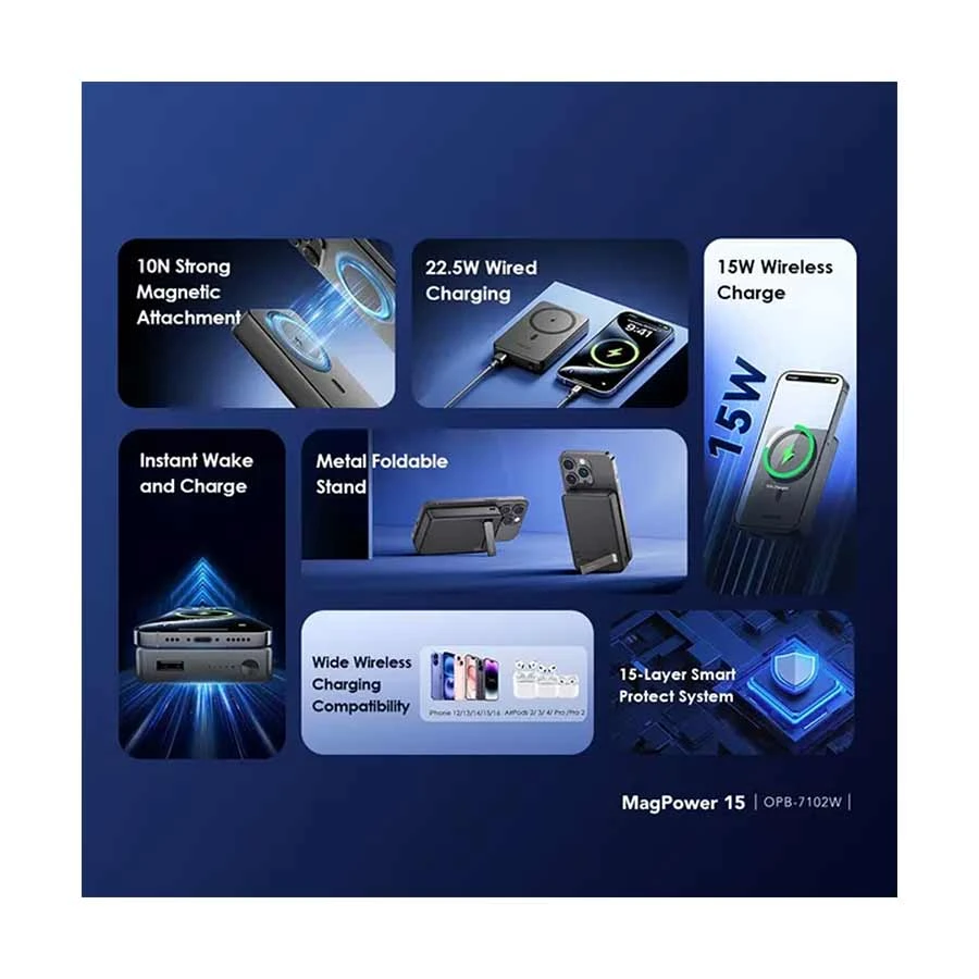 Oraimo MagPower 15 Power Bank specifications