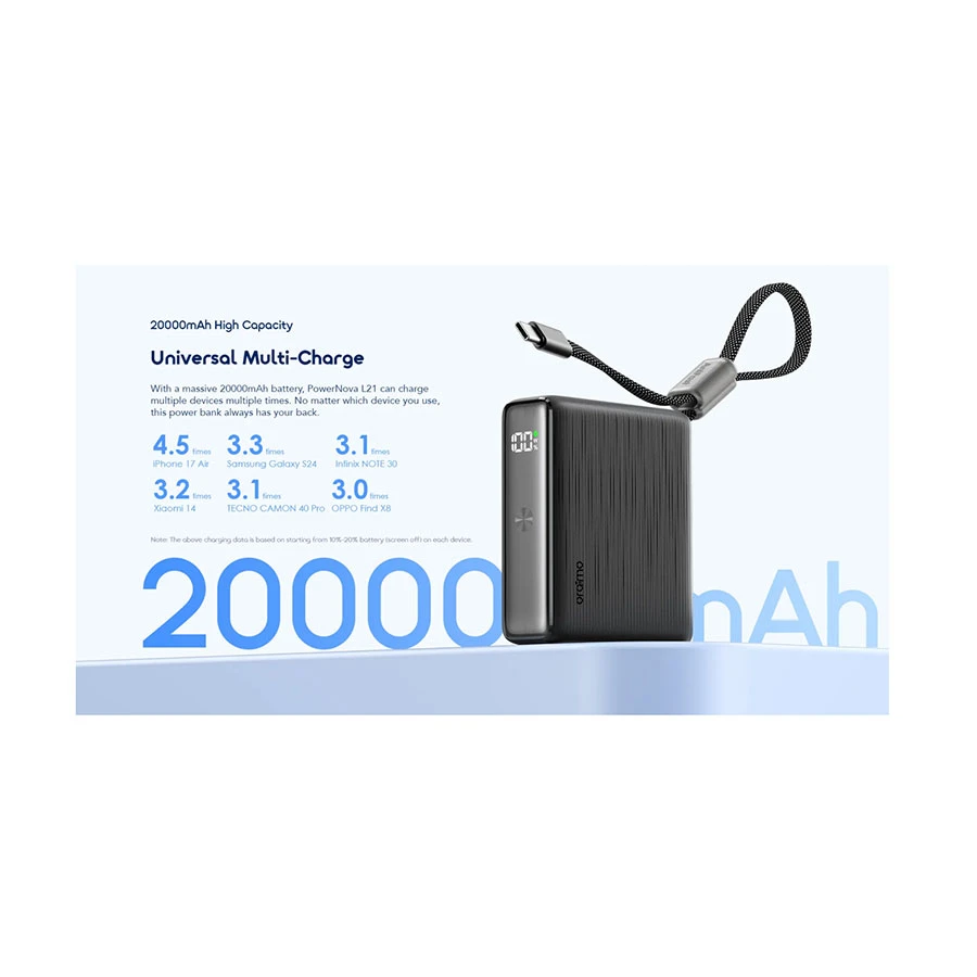Oraimo PowerNova L21 Power Bank in BD
