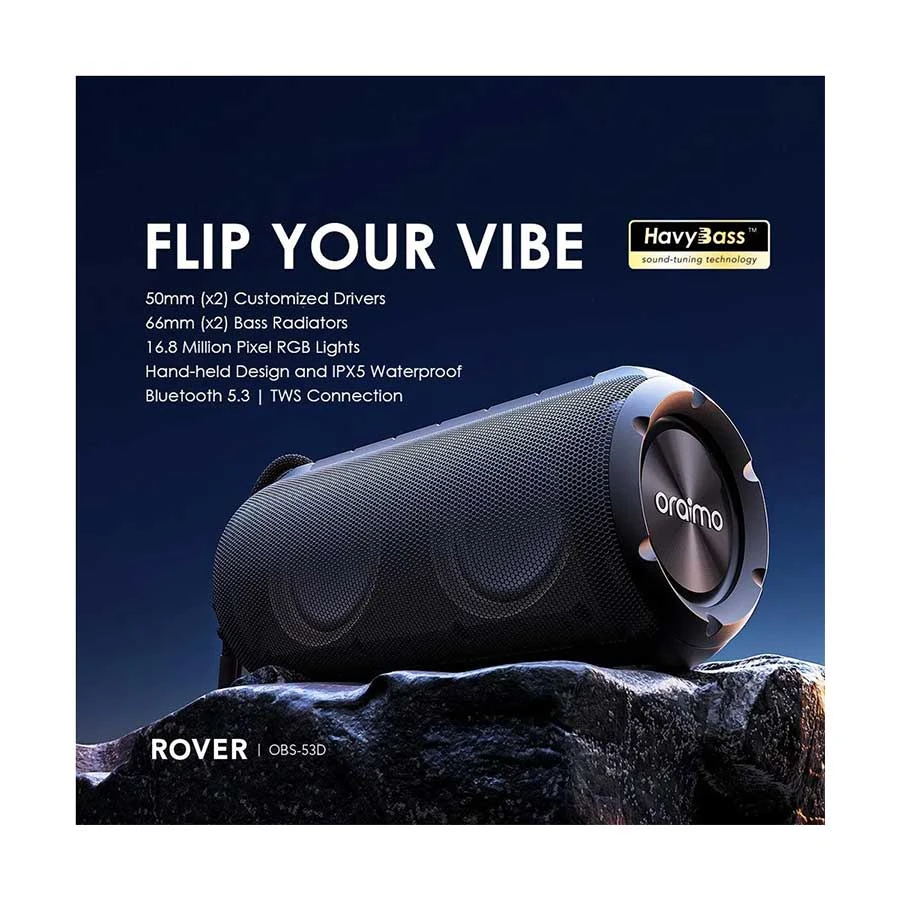 Oraimo Rover RGB Speaker Price in Bangladesh