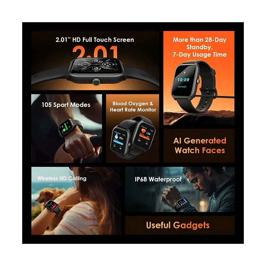 Oraimo Watch 5 Lite OSW-804 Smartwatch in BD