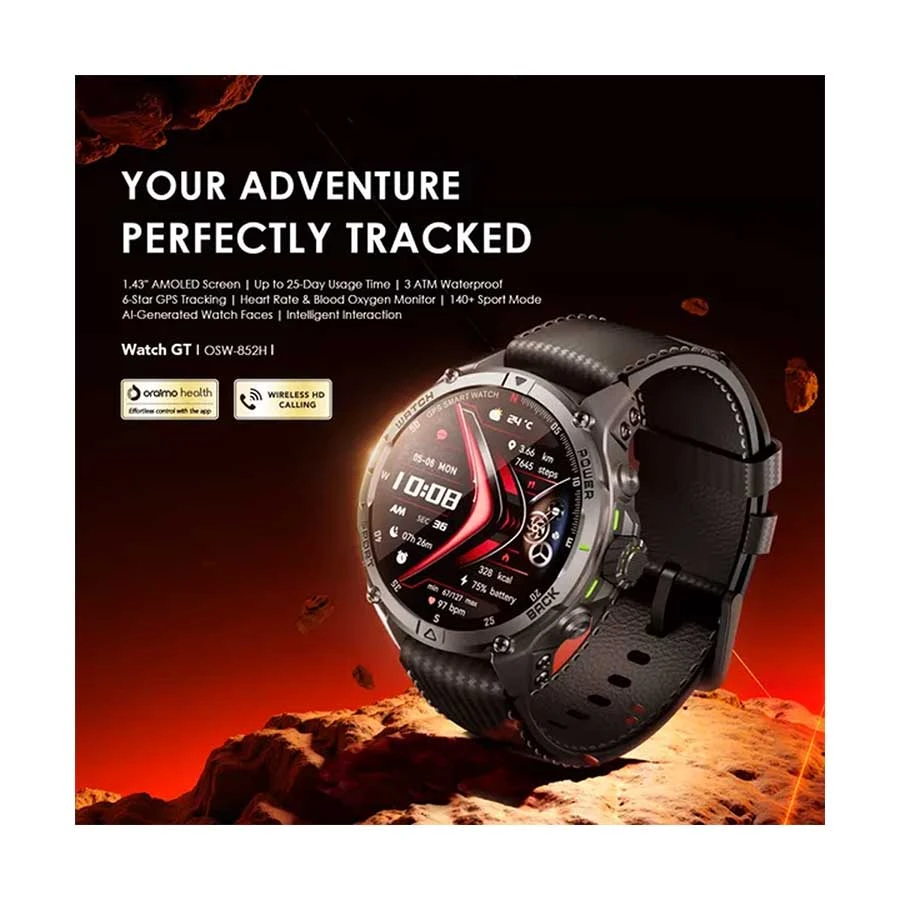 Oraimo Watch GT OSW-852H Smartwatch Price in Bangladesh