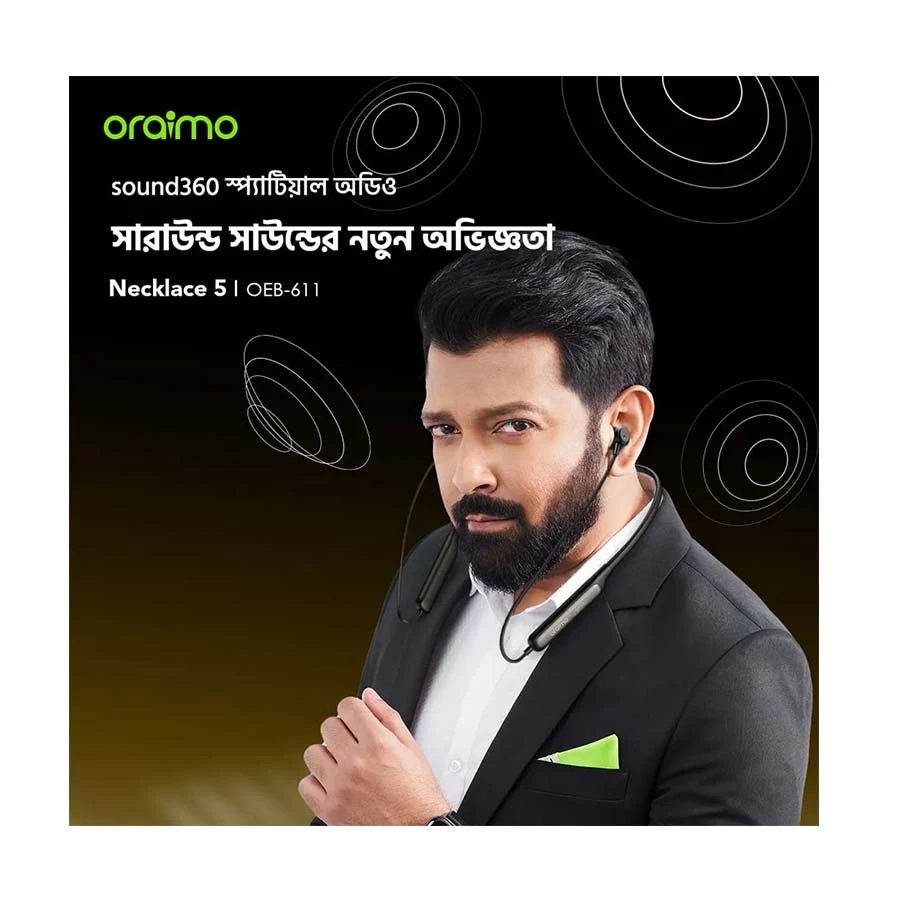 Oraimo Wireless Neckband 5 (Tahsan Tuned) Neckband specifications