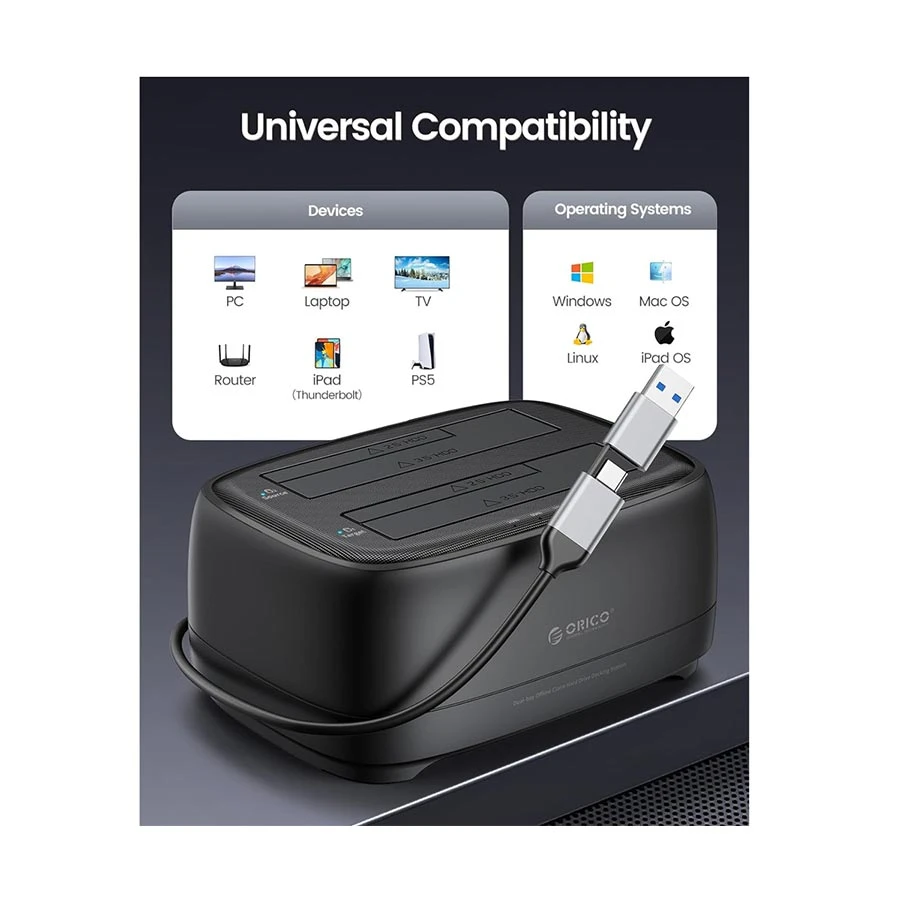 Orico 2 Bay HDD and SSD Case Price in BD
