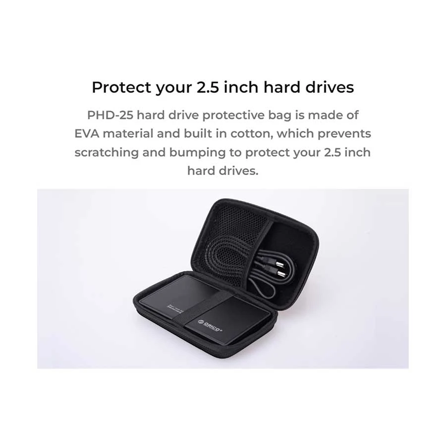 ORICO Orico 2.5 inch Portable Hard Drive Protection Bag Bag in BD
