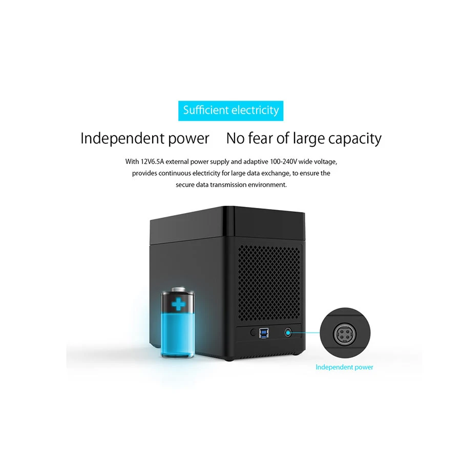 ORICO 3.5 inch 5 Bay HDD and SSD Case Price in BD