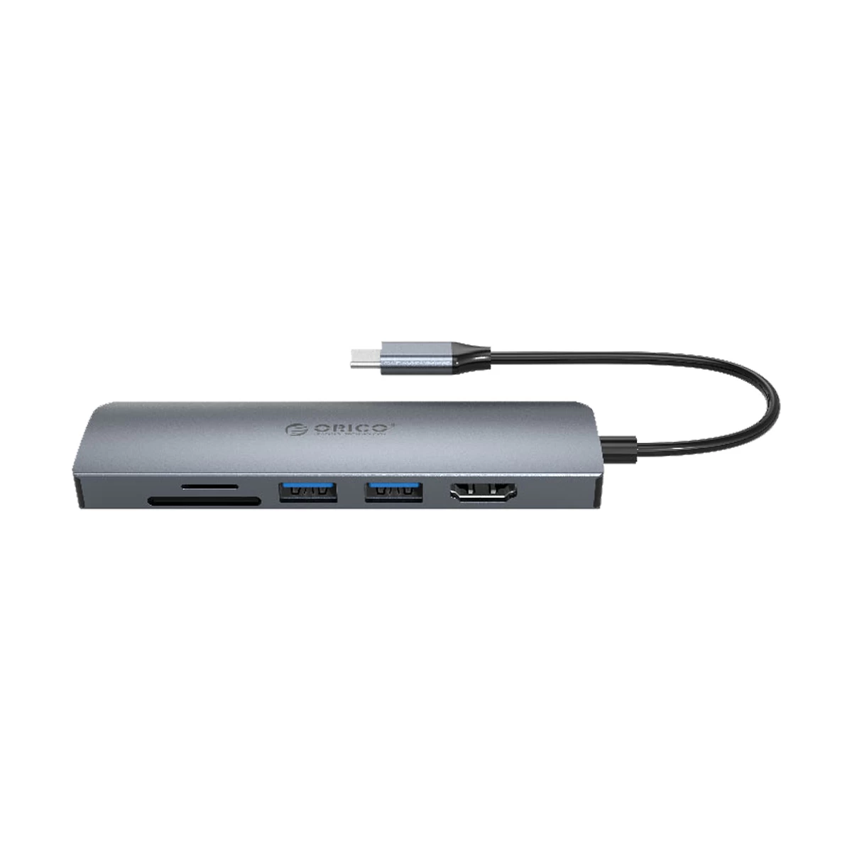 Orico ORICO Type-C Male to HDMI, Dual USB, PD, SD & TF Female Type-C Converter Price in Bangladesh