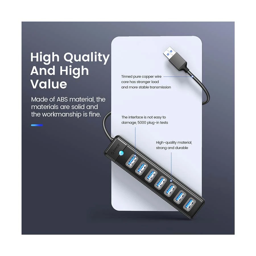 ORICO 7 Ports Cable / Converter / HUB Price in BD