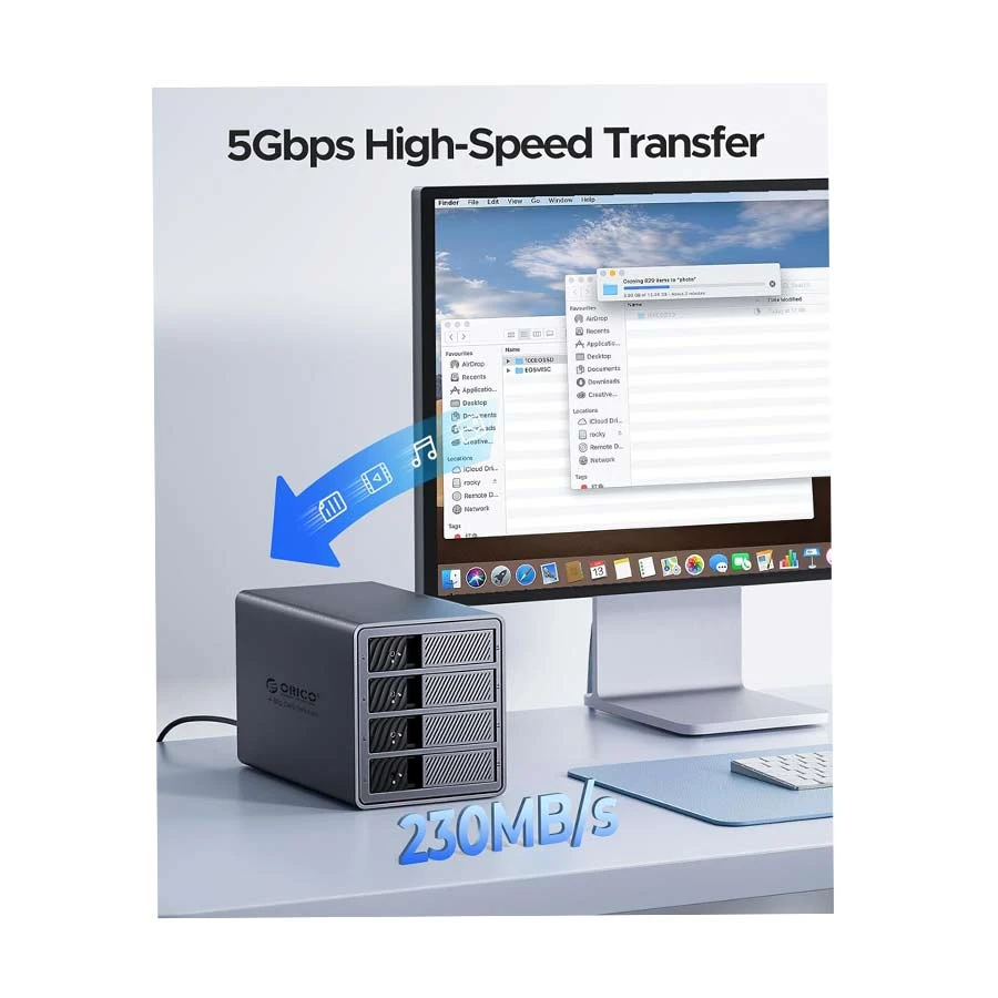 ORICO 9848U3-V1-UK-GY-BP HDD and SSD Case Price in Bangladesh