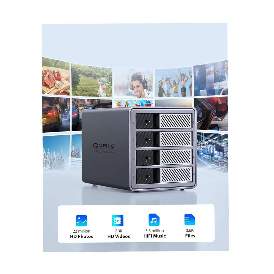 ORICO 9848U3-V1-UK-GY-BP HDD and SSD Case in BD