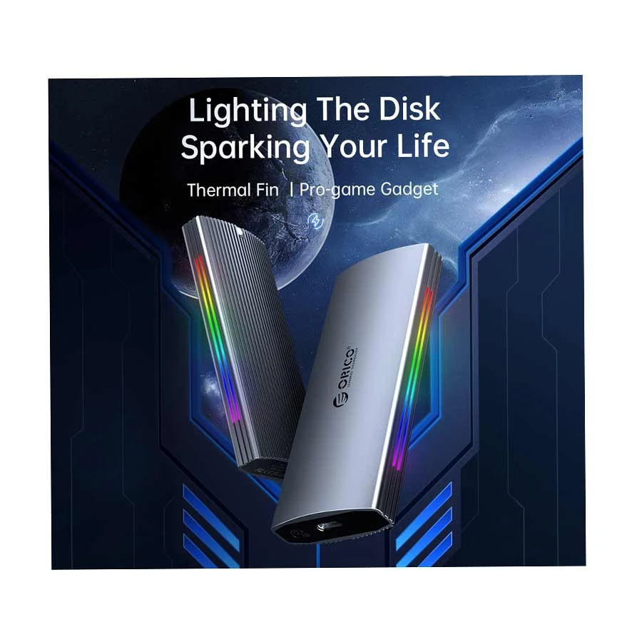 Orico M2R2-G2 HDD and SSD Case