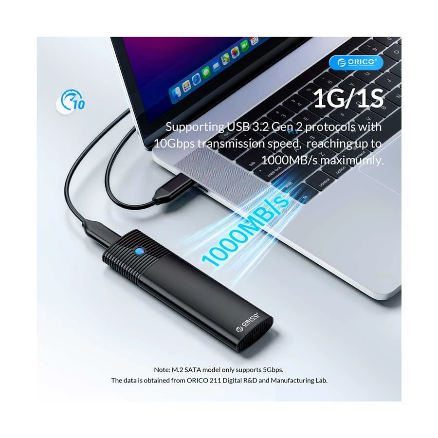 Orico PWM2-G2-BK HDD and SSD Case