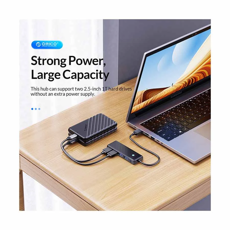 Orico PW Series USB Male to Quad USB Female Cable / Converter / HUB
