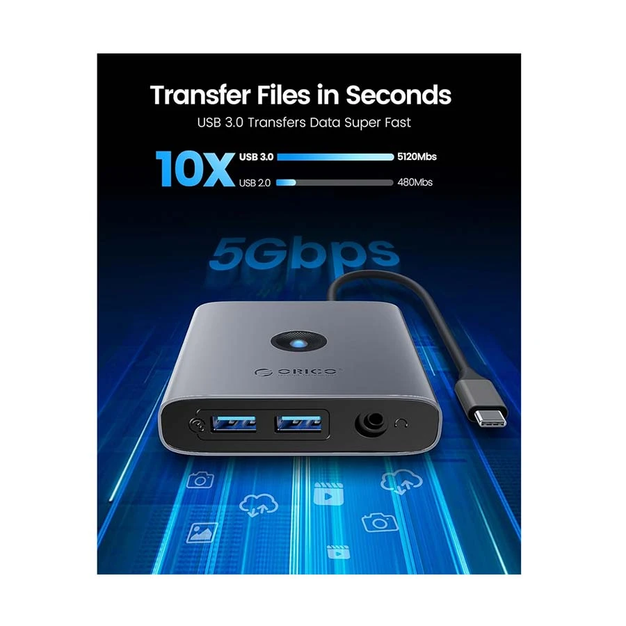 Orico FAX3-8PM-GY Cable / Converter / HUB Price in BD