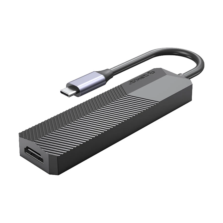 Orico ORICO Type-C Male to HDMI, USB 3.0, 2.0, SD & TF Female Type-C Converter in BD