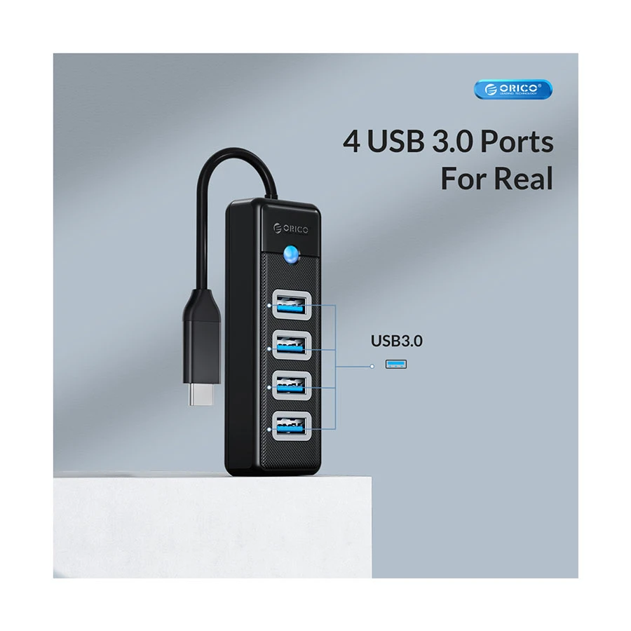 Orico Type-C Male to Quad USB 3.0 Female All Brands