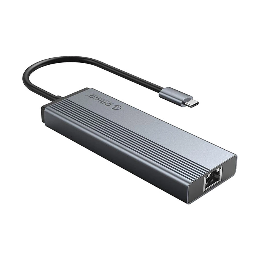 Orico ORICO Type-C Male to Tri USB, LAN & (PD) Female Type-C Converter in BD