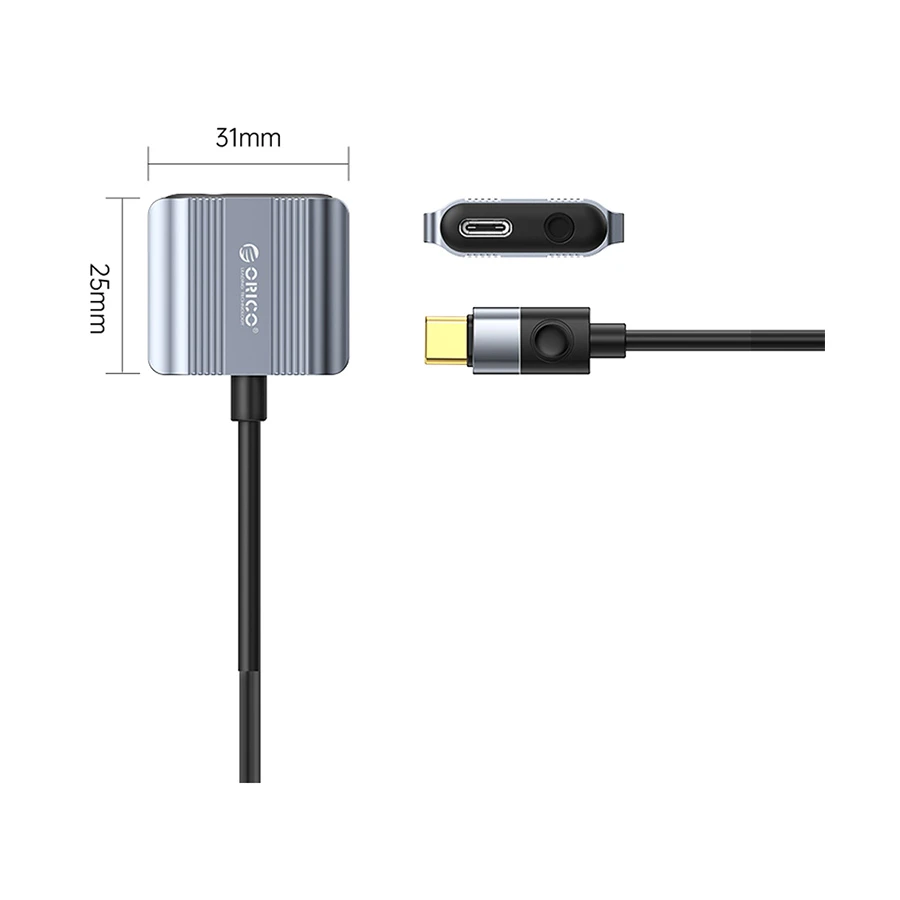 ORICO Orico Type-C Male to & 3.5mm Female Cable / Converter / HUB Price in Bangladesh