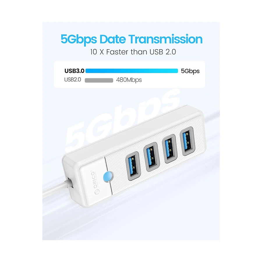 Orico USB Male to Quad USB 3.0 Female Cable / Converter / HUB Price in BD
