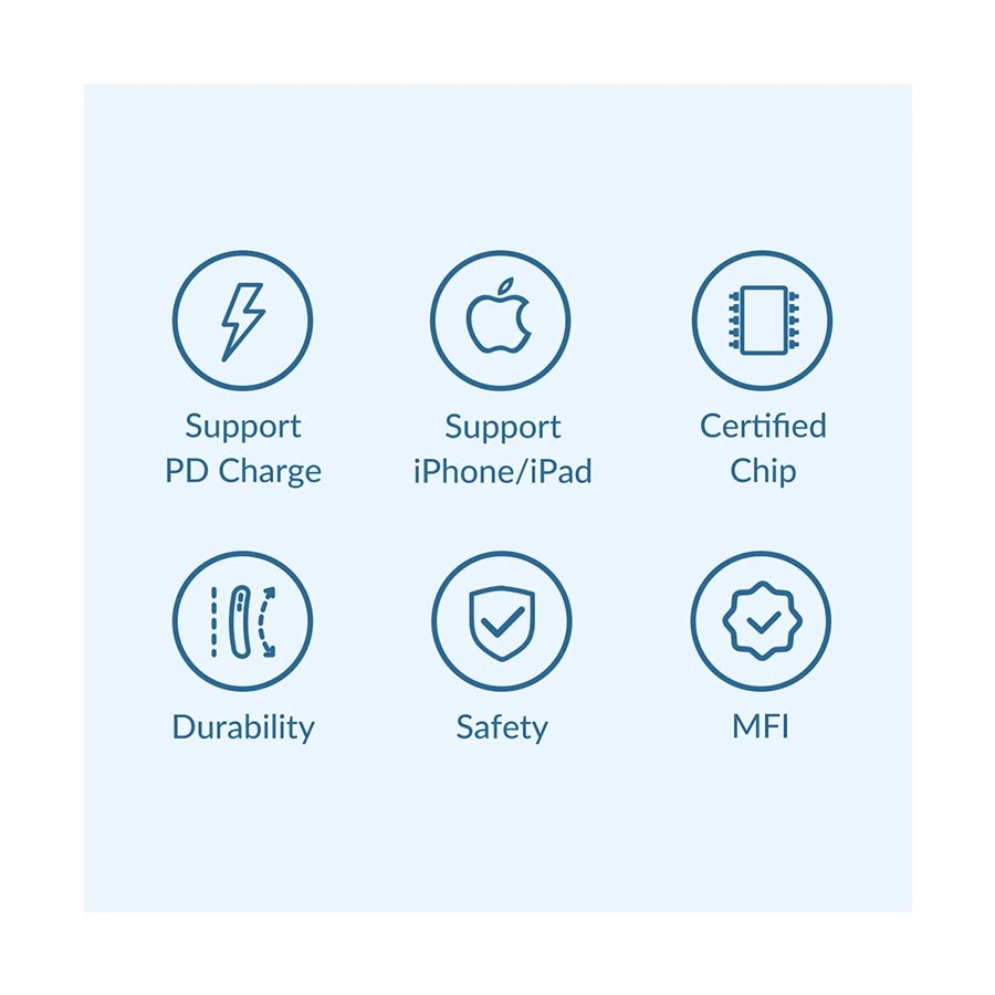 ORICO USB Type-C Male to Lightning USB Cable Price in BD