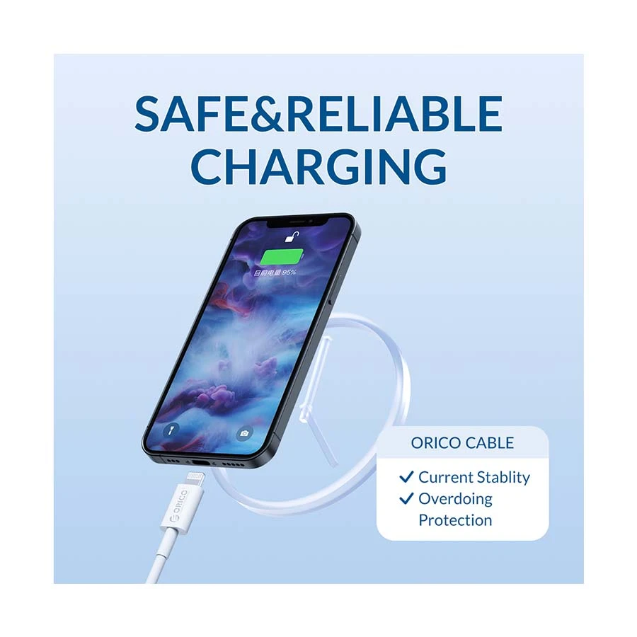 ORICO USB Type-C Male to Lightning USB Cable Best Price