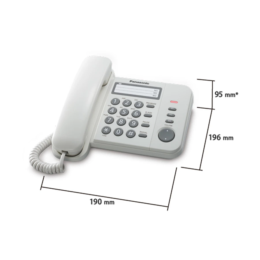 Panasonic KX-TS520MXW Land Phone Set in BD