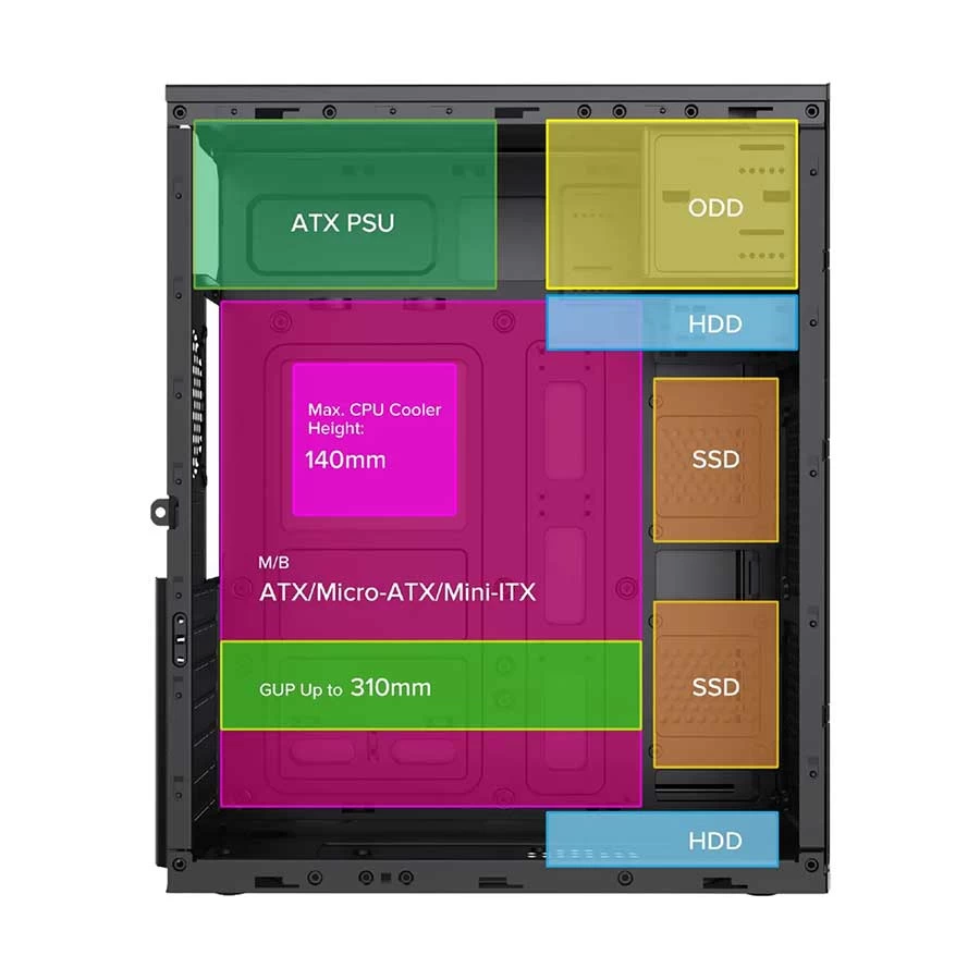 Pc Power PC PC406 Casing in BD