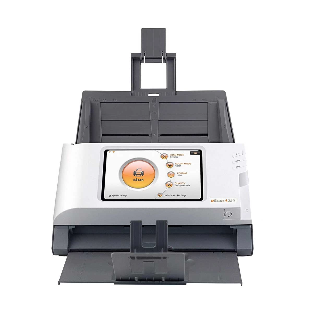 Plustek eScan A280 Essential Sheetfed and Flatbed Scanner