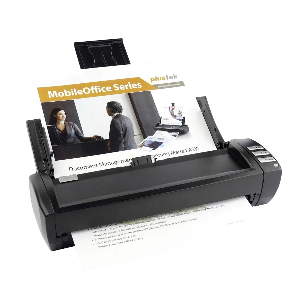 Plustek MobileOffice AD480 Sheetfed and Flatbed Scanner