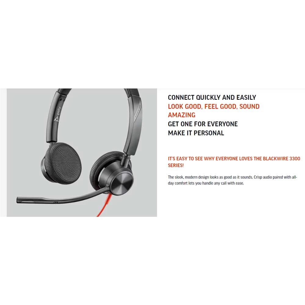 Polycom Poly Blackwire 3325 Headphone Price in Bangladesh