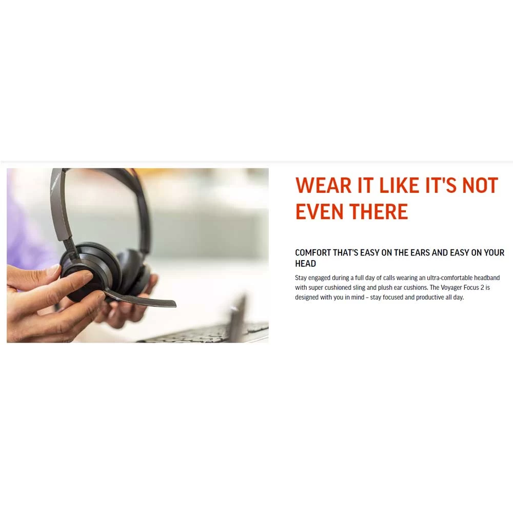 Poly Voyager FOCUS 2 UC Headphone Price in BD
