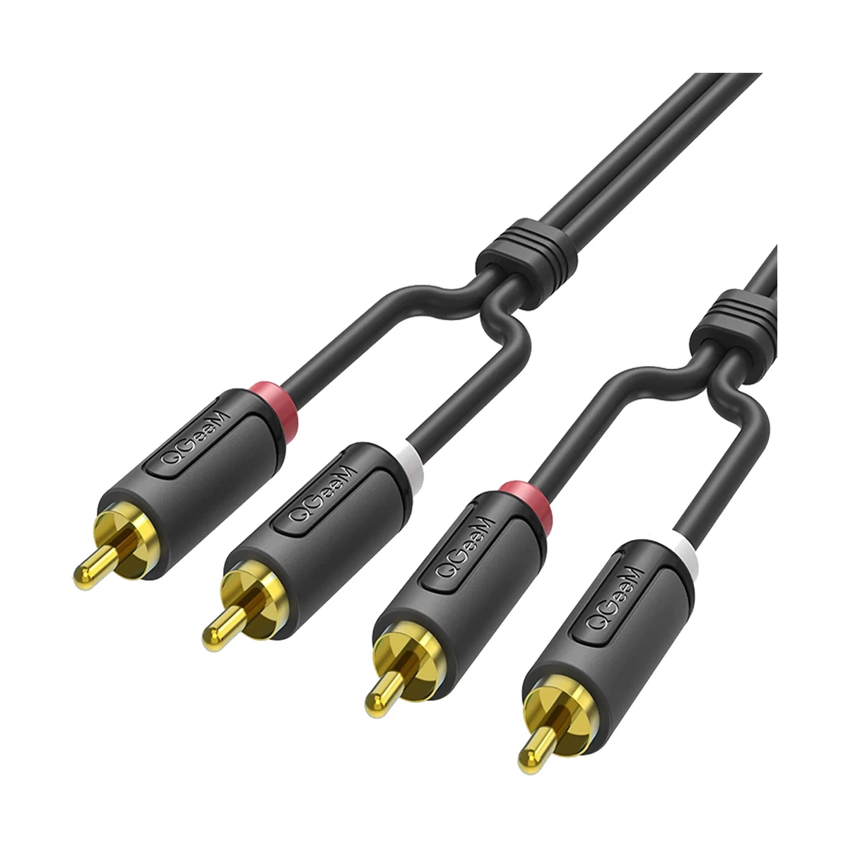 QGeeM Qgeem 2RCA Male to Audio Cable