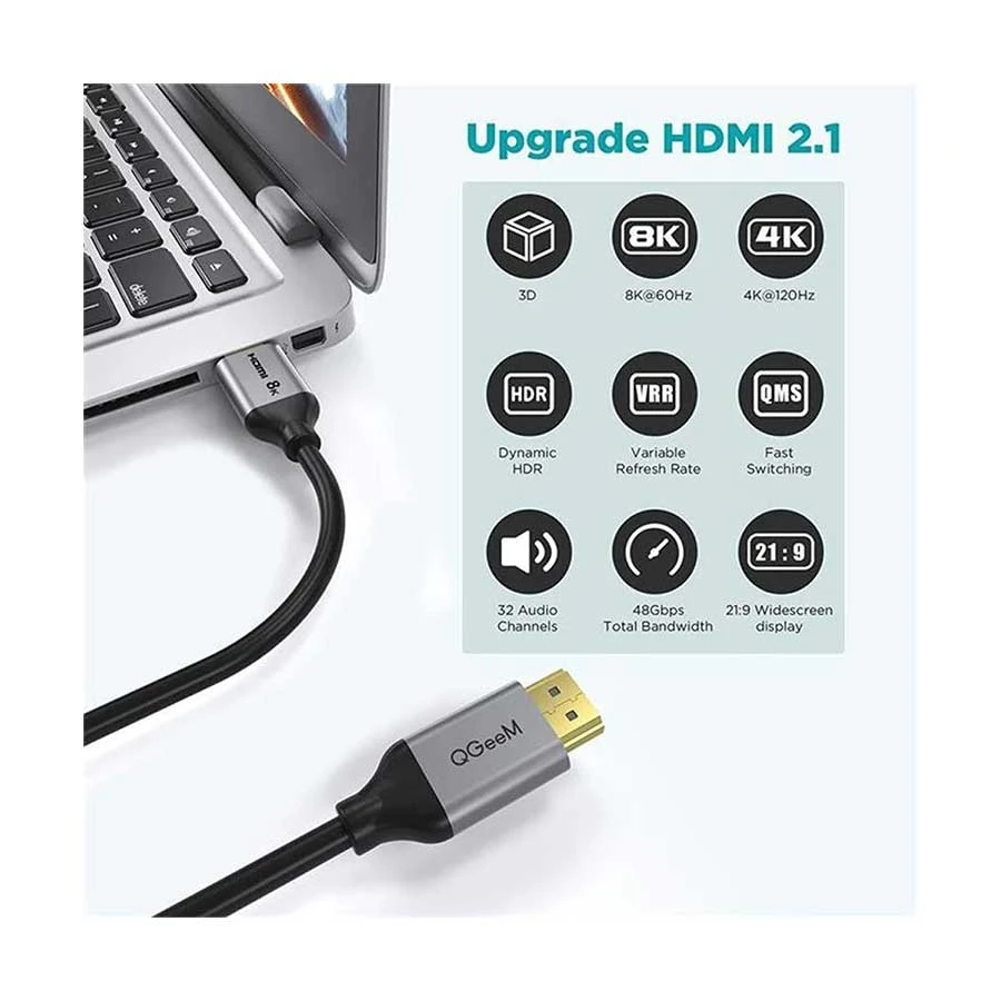 Qgeem HDMI Male to Male HDMI Cable