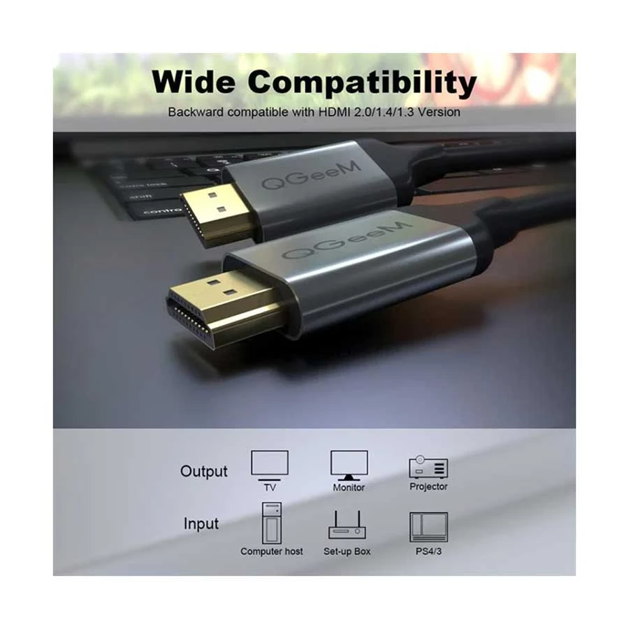 Qgeem HDMI Male to HDMI Cable Best Price