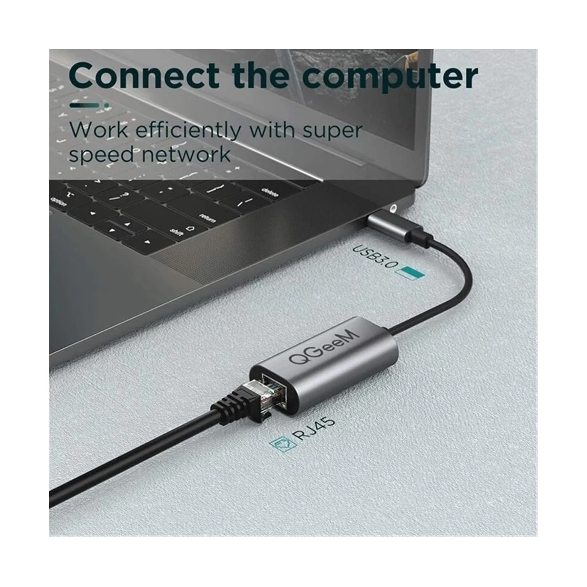 Qgeem USB Male to LAN Female USB Converter Price in Bangladesh