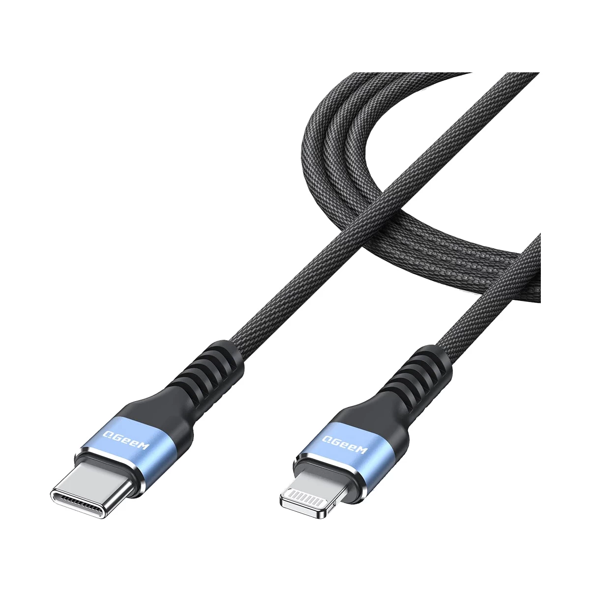 QGeeM Qgeem USB Type-C Male to Lightning USB Cable