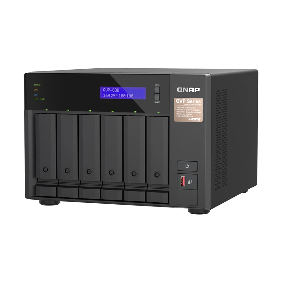 Qnap QNAP QVP-63B Network Storage in BD