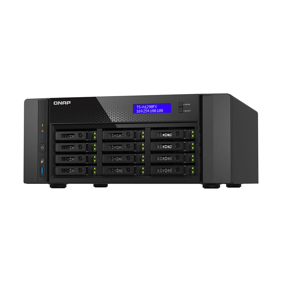 Qnap QNAP TS-h1290FX-7302P-128G Network Storage in BD