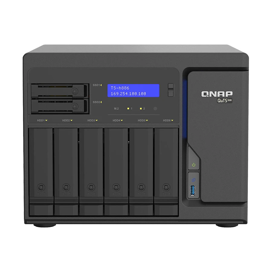 Qnap QNAP TS-h886-D1602-8G Network Storage