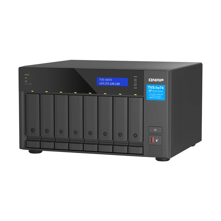 Qnap QNAP TVS-h874X-i9-64G Network Storage in BD