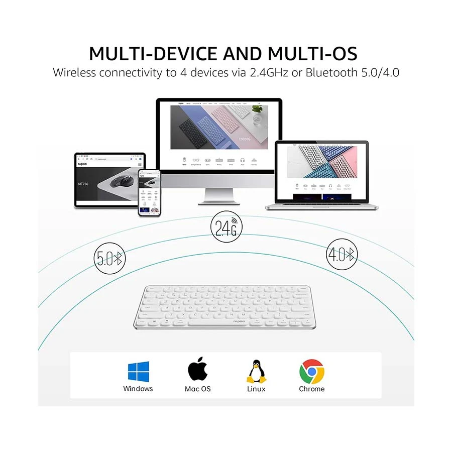 Rapoo E9050L Keyboard Price in Bangladesh
