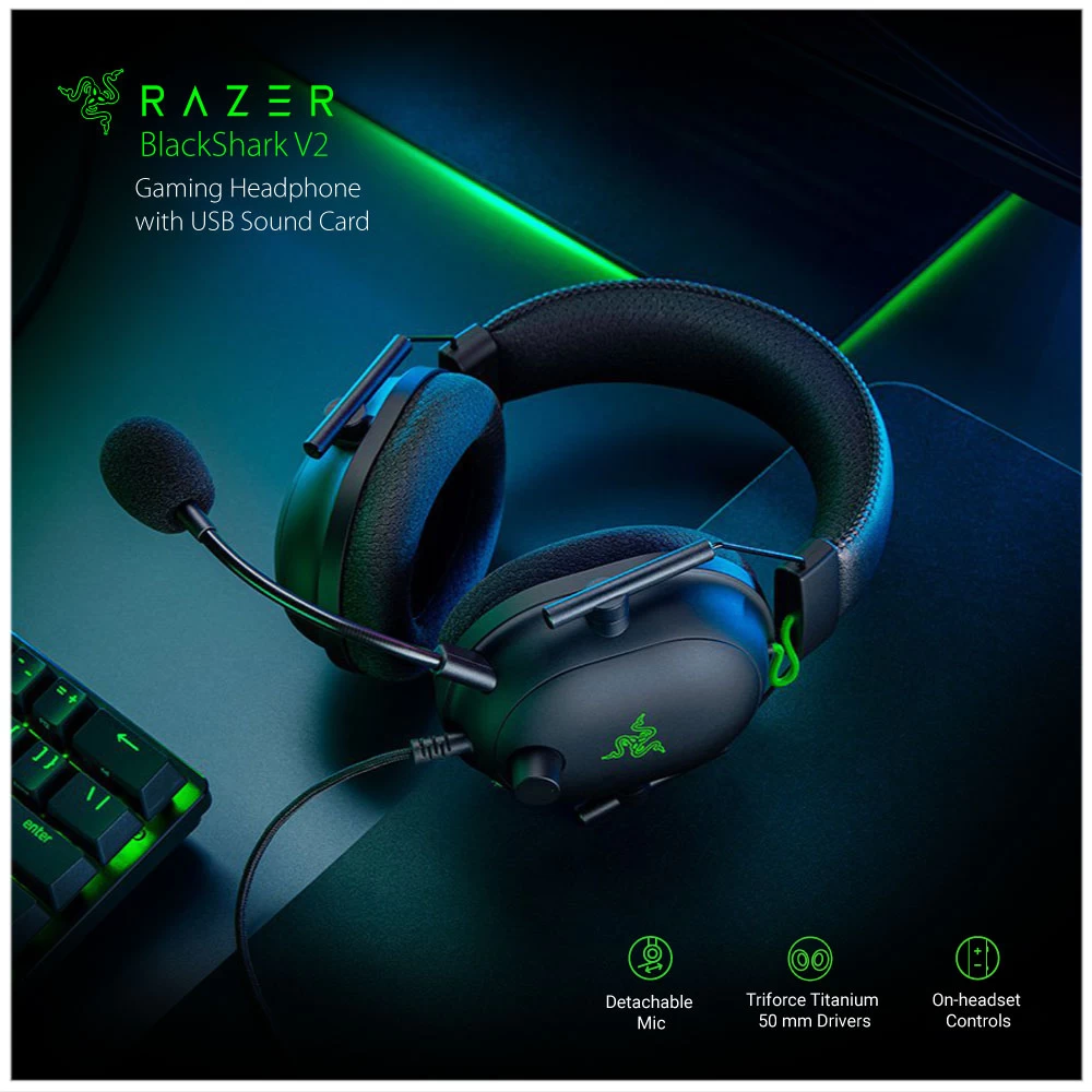 Razer BlackShark V2 Headphone Price in Bangladesh