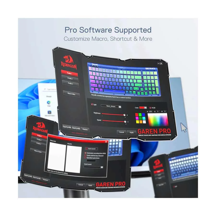 Redragon Garren Pro K656 Keyboard in BD