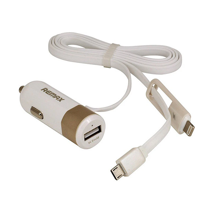 REMAX RCC102 with 2 in 1 cable Car Charger