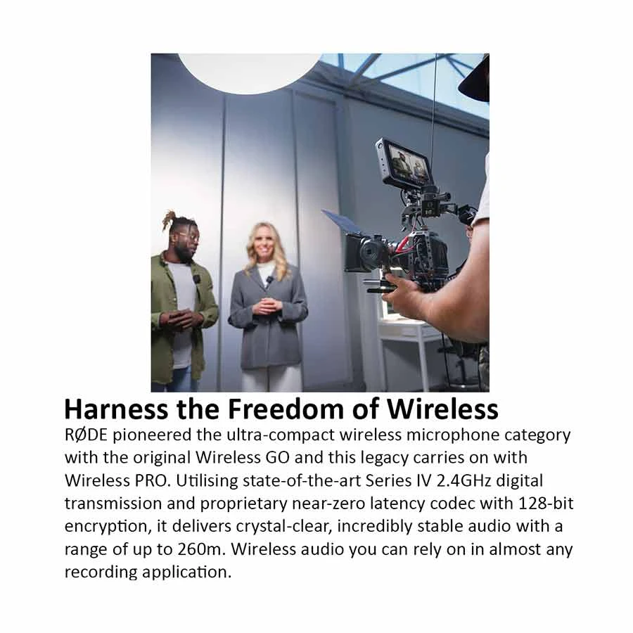 Rode Wireless PRO 2-Person Microphone in BD
