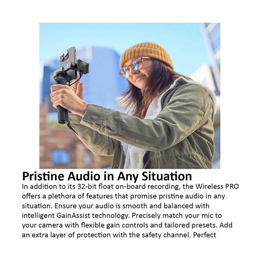 Rode Wireless PRO 2-Person Microphone specifications